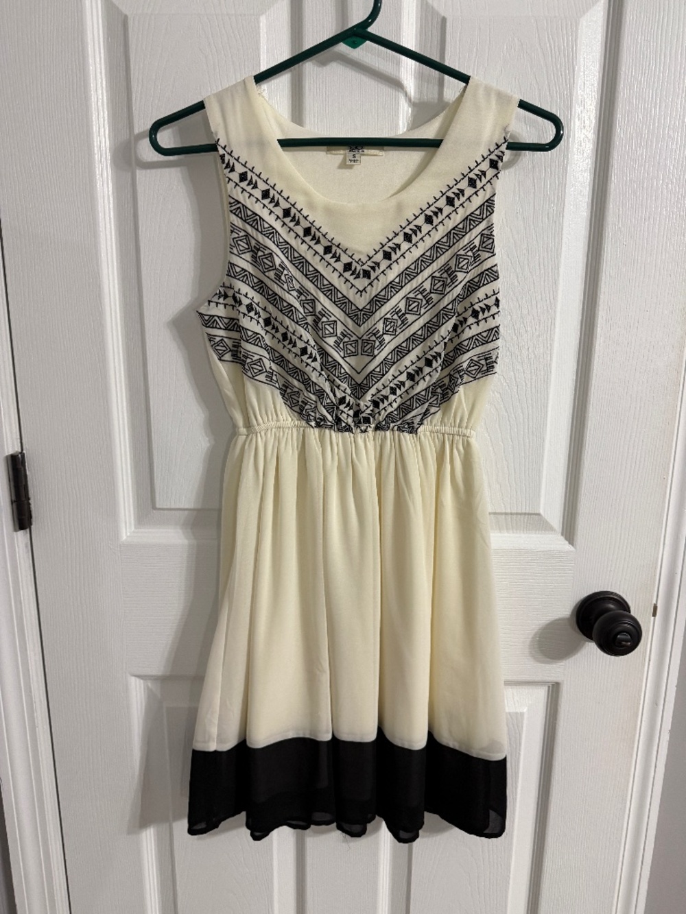 Black and white dress